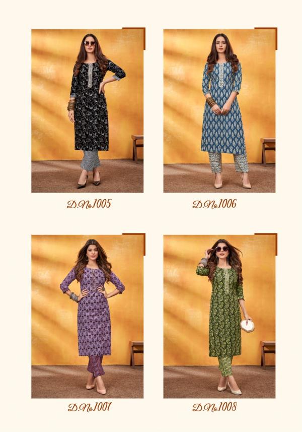 balaji shanaya vol-1 Cotton Designer kurti with pant Collection